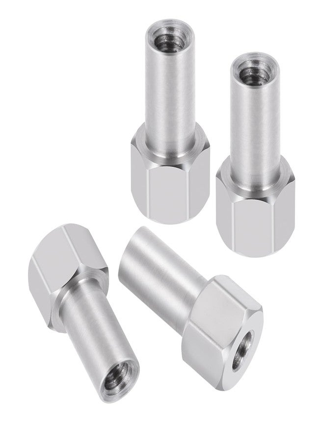 مجموعة QUE-T من 4 قطع من صواميل العجلات M2 لترقية سيارة الزحف التي تعمل بالتحكم عن بعد Axial SCX24 AX24 بمقياس 1/24 (طول أقل بمقدار 5 مم) - Image 5